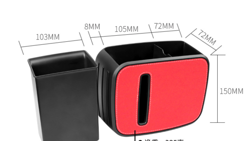 Waterproof Car Trash Can Bin Auto Accessories Universal Organizer